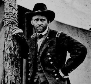 Grant in the field late in the war.  Although most historians do not believe that Hood had a credible chance of capturing Nashville, Grant and the rest of the Lincoln administration were gravely concerned at the possibility.  Grant badgered Thomas to attack and was on the verge of replacing him when news of his triumph at Nashville arrived.